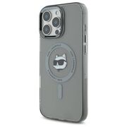 Husa pentru  iPhone 16 Pro Karl Lagerfeld - IML MagSafe - gri mat