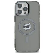 Husa pentru  iPhone 16 Pro Karl Lagerfeld - IML MagSafe - gri mat