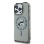 Husa pentru  iPhone 16 Pro Karl Lagerfeld - IML MagSafe - gri