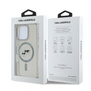 Husa pentru  iPhone 16 Pro Karl Lagerfeld - IML MagSafe - gri
