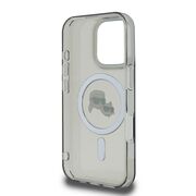 Husa pentru  iPhone 16 Pro Karl Lagerfeld - IML MagSafe - gri
