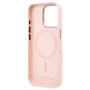 Husa pentru  iPhone 16 Pro Karl Lagerfeld - Silicone MagSafe - roz