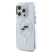 Husa pentru  iPhone 16 Pro Max Karl Lagerfeld - IML MagSafe - alb arctic