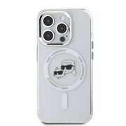 Husa pentru  iPhone 16 Pro Max Karl Lagerfeld - IML MagSafe - alb arctic