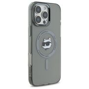 Husa pentru  iPhone 16 Pro Max Karl Lagerfeld - IML MagSafe - grey