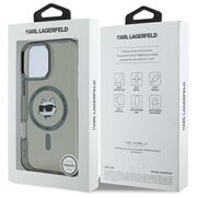 Husa pentru  iPhone 16 Pro Max Karl Lagerfeld - IML MagSafe - grey