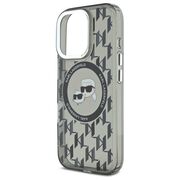 Husa pentru  iPhone 16 Pro Max Karl Lagerfeld - IML MagSafe - gri inchis