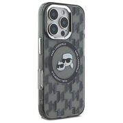 Husa pentru  iPhone 16 Pro Max Karl Lagerfeld - IML MagSafe - gri inchis