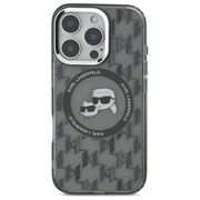 Husa pentru  iPhone 16 Pro Max Karl Lagerfeld - IML MagSafe - gri inchis