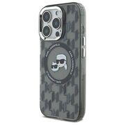 Husa pentru  iPhone 16 Pro Max Karl Lagerfeld - IML MagSafe - gri inchis