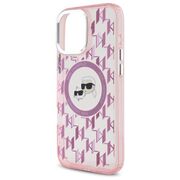 Husa pentru  iPhone 16 Pro Max Karl Lagerfeld - IML MagSafe - roz