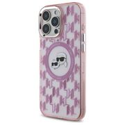 Husa pentru  iPhone 16 Pro Max Karl Lagerfeld - IML MagSafe - roz