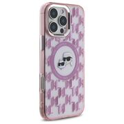 Husa pentru  iPhone 16 Pro Max Karl Lagerfeld - IML MagSafe - roz