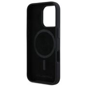 Husa pentru  iPhone 16 Pro Max Karl Lagerfeld - Silicone MagSafe - negru