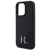 Husa pentru  iPhone 16 Pro Max Karl Lagerfeld - Silicone MagSafe - negru