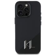 Husa pentru  iPhone 16 Pro Max Karl Lagerfeld - Silicone MagSafe - negru