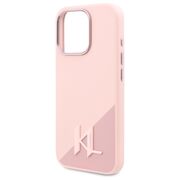 Husa pentru  iPhone 16 Pro Max Karl Lagerfeld - Silicone MagSafe - roz