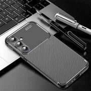 Husa de protectie pentru  Samsung Galaxy A16 Auto Focus Slim, Anti-Scratch, cu fibra de carbon si protectie lentile - Negru
