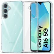 Husa pentru  Samsung Galaxy A16 cu sclipici Liquid Crystal Glitter, transparent