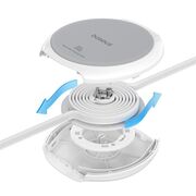 Cablu Baseus - Data Cable Pathfinder Series USB Tip C - USB Tip C 100W, retractabil, 1m -  alb