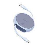 Cablu Baseus - Data Cable Pathfinder Series USB Tip C - USB Tip C 100W, retractabil, 1m -  albastru