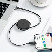 Cablu Baseus - Data Cable Pathfinder Series USB Tip C - USB Tip C 100W, retractabil, 1m -  negru