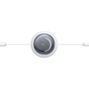 Cablu de date si incarcare 3 in 1 Baseus - Data Cable Free2Draw USB Type-C la USB Type-C, Lightning, Micro-USB Fast Charging 100W, retractabil, 1.1 m - alb