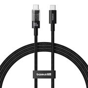 Cablu de date si incarcare Baseus - Data Cable Gem USB Type-C la USB Type-C, Super Fast Charging 100W, 2m - negru