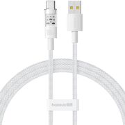 Cablu de date si incarcare Baseus - Data Cable Gem USB la USB Type-C, Super Fast Charging 100W, 1m - alb