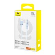 Cablu de date si incarcare Baseus - Data Cable Gem USB la USB Type-C, Super Fast Charging 100W, 2m - albastru