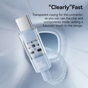 Cablu de date si incarcare Baseus - Data Cable Gem USB la USB Type-C, Super Fast Charging 100W, 2m - albastru