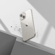 Husa pentru  Oppo A40 cu sclipici Liquid Crystal Glitter, transparent