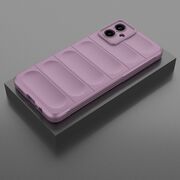 Husa pentru  Samsung Galaxy A06 Liquid Silicone, Microfibre Lining, Non-Slip Airbag Design, mov
