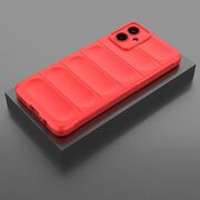 Husa pentru  Samsung Galaxy A06 Liquid Silicone, Microfibre Lining, Non-Slip Airbag Design, rosu