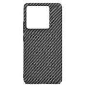 Husa pentru  Xiaomi 14T Pro CarbonFiber UltraSlim, Lightweight, negru