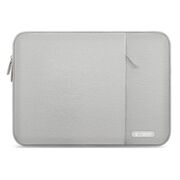 Husă Laptop Slim Business 15-16" – Design Elegant, Protecție Completă, Compartiment Accesorii, Ideală pentru MacBook, Lenovo, ASUS, HP, Dell, gri