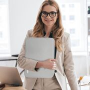 Husă Laptop Slim Business 15-16" – Design Elegant, Protecție Completă, Compartiment Accesorii, Ideală pentru MacBook, Lenovo, ASUS, HP, Dell, gri