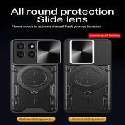 Husa pentru  Honor 200 Smart cu protecție pentru cameră și suport magnetic integrat Ring Shockproof, roz