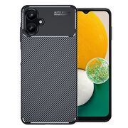 Husa de protectie pentru  Samsung Galaxy A06 Auto Focus Slim, Anti-Scratch, cu fibra de carbon si protectie lentile - Negru