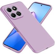 Husa pentru  Honor 200 Smart Liquid Silicone, subțire, captusita cu microfibra, anti amprentă, protectie cameră foto, lavanda