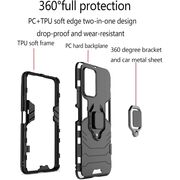 Husa pentru  Xiaomi 14T Pro cu inel Ring Armor Kickstand Tough, negru