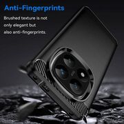 Husa pentru Xiaomi Redmi Note 14 Pro+ Plus Carbon Liquid Silicone, negru