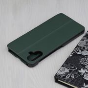 Husa pentru  Samsung Galaxy A06 tip carte, Smart View, verde
