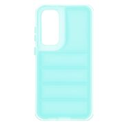 Husa pentru  Samsung Galaxy S24 FE Air Cusion anti-shock, Dazzling - turcoaz