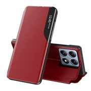 Husa pentru  Xiaomi 14T Pro tip carte, Smart View, rosu