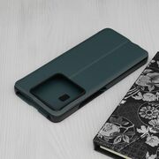 Husa pentru  Xiaomi 14T Pro tip carte, Smart View, verde