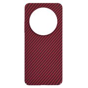 Husa pentru  Xiaomi Redmi 14C CarbonFiber UltraSlim, Lightweight, rosu