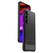 Husa Samsung Galaxy S24 FE Spigen Rugged Armor, negru mat