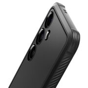 Husa Samsung Galaxy S24 FE Spigen Rugged Armor, negru mat