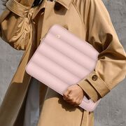 Set Elegant Tech-Protect Puffy: Husa Premium pentru Laptop 13-14 și Husa Accesorii, Protecție Deosebită, Design Rafinats, compatibila Macbook, Lenovo, Microsoft, Acer, HP, Asus, rose